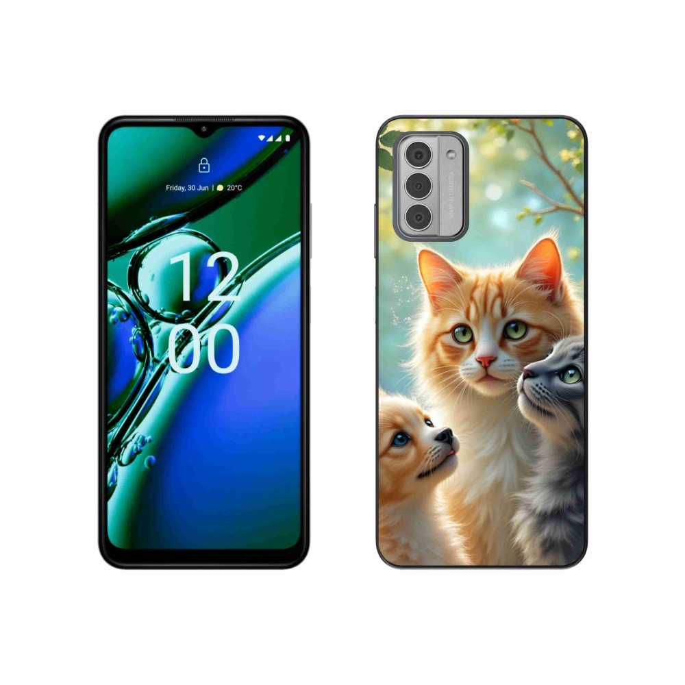 Gelový kryt mmCase na Nokia G42 - zvířecí přátelství 2