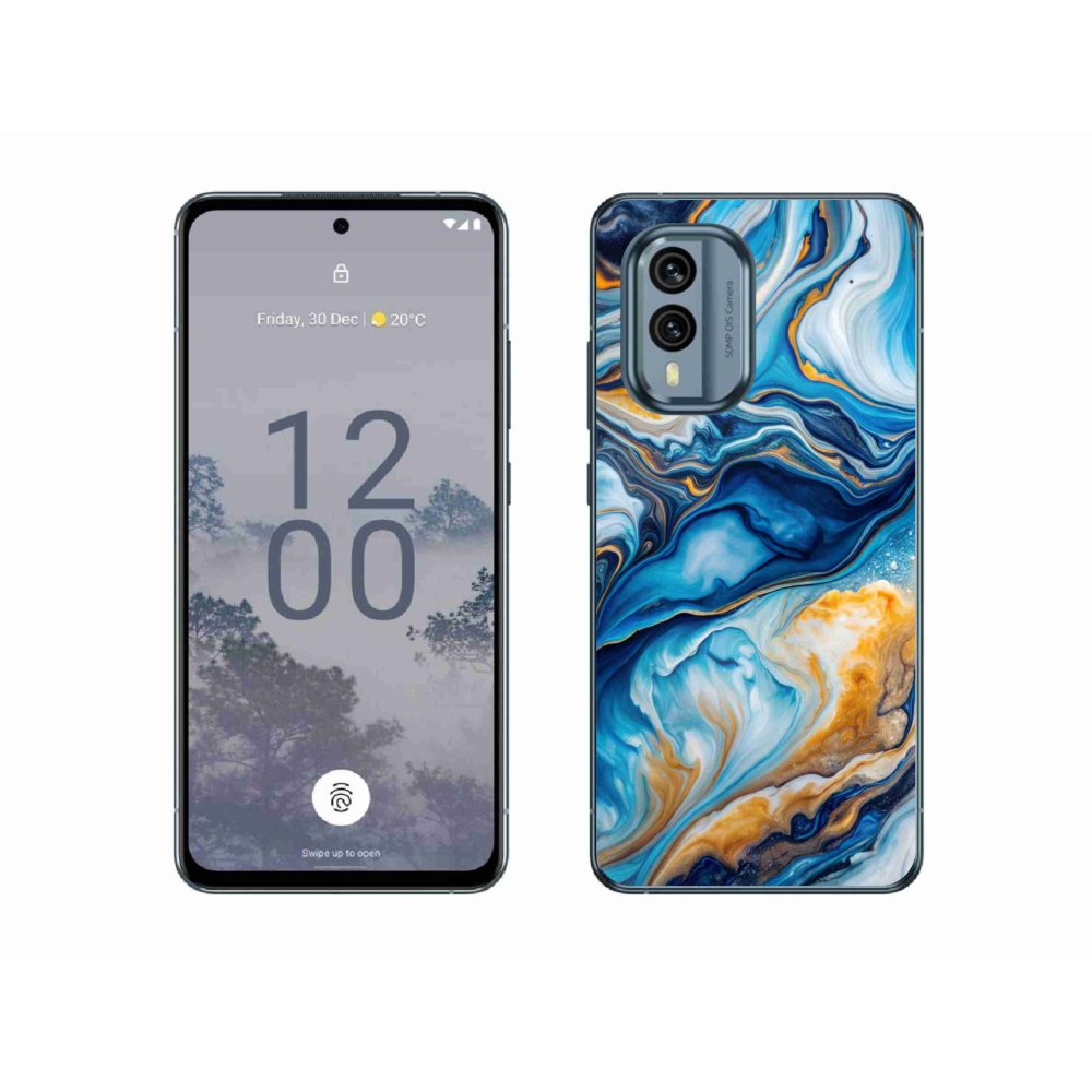 Gelový kryt mmCase na Nokia X30 5G - abstraktní motiv 34