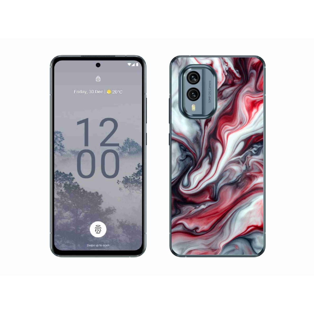 Gelový kryt mmCase na Nokia X30 5G - abstraktní motiv 37
