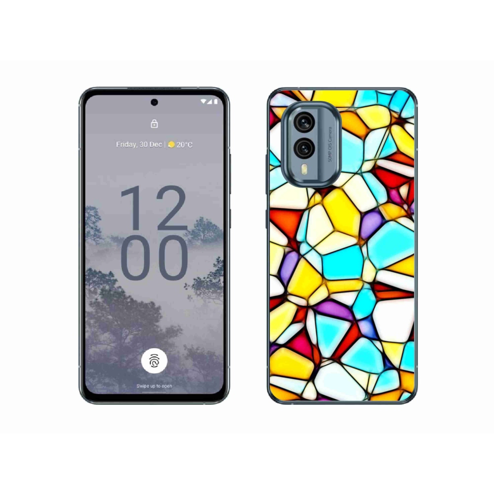 Gelový kryt mmCase na Nokia X30 5G - abstraktní motiv 40