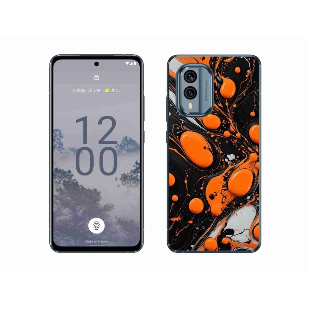 Gelový kryt mmCase na Nokia X30 5G - abstraktní motiv 41