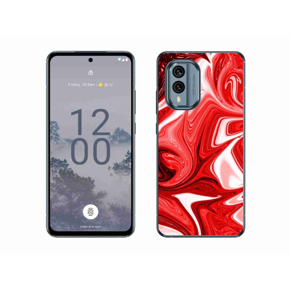 Gelový kryt mmCase na Nokia X30 5G - abstraktní motiv 43