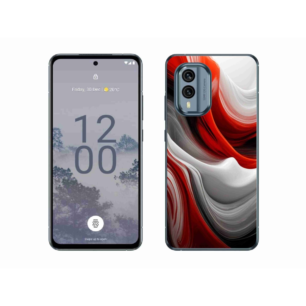 Gelový kryt mmCase na Nokia X30 5G - abstraktní motiv 47