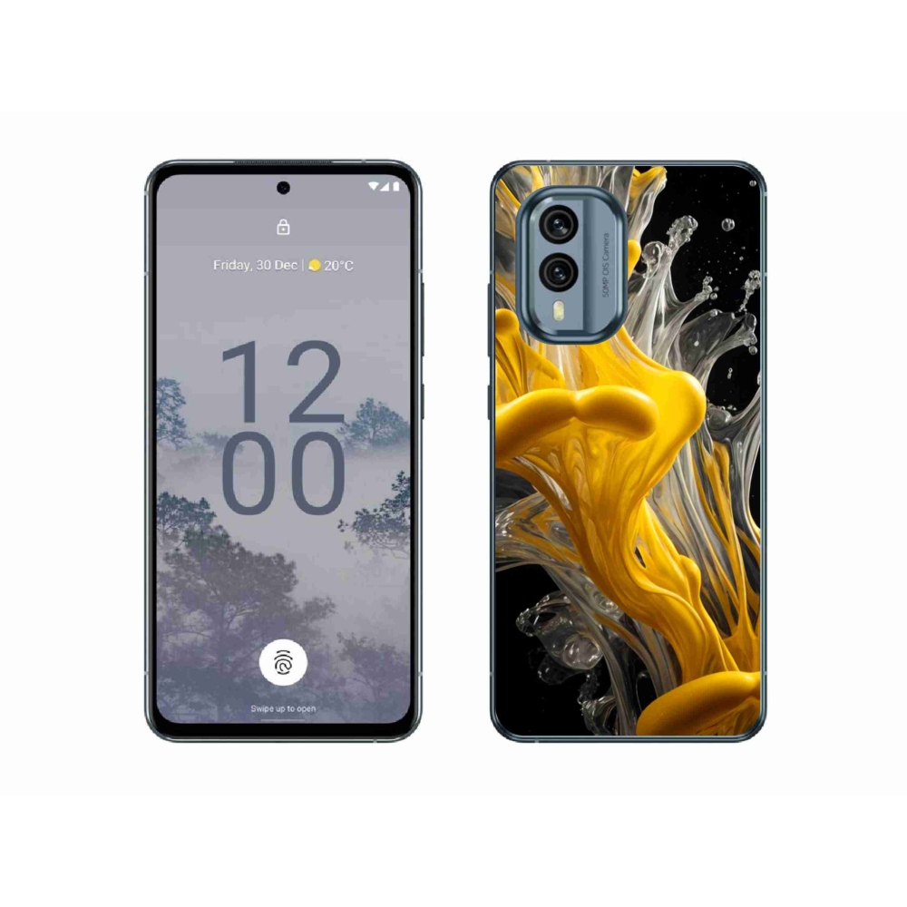 Gelový kryt mmCase na Nokia X30 5G - abstraktní motiv 48