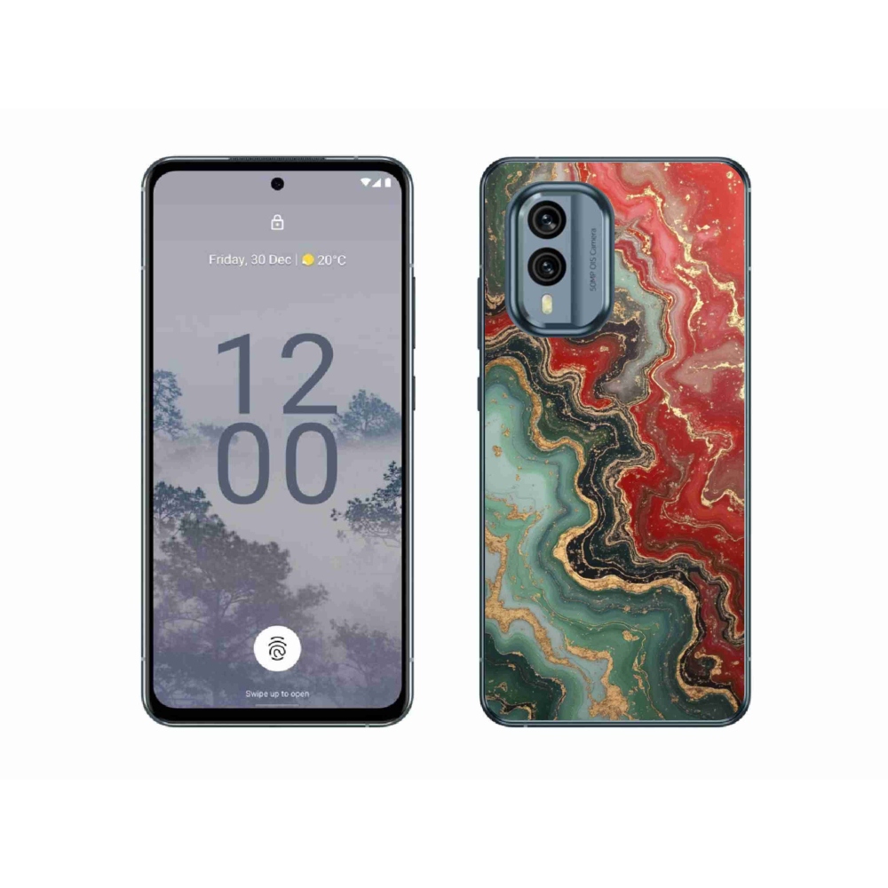 Gelový kryt mmCase na Nokia X30 5G - abstraktní motiv 55