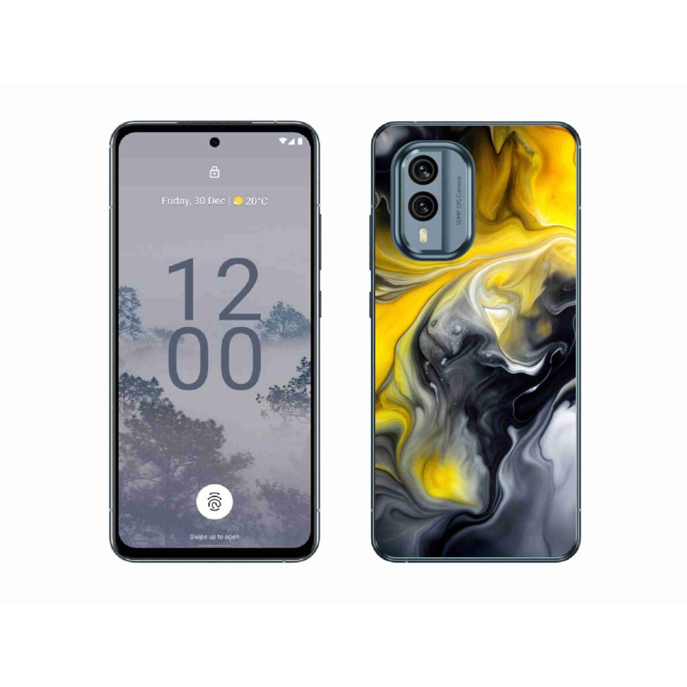 Gelový kryt mmCase na Nokia X30 5G - abstraktní motiv 60