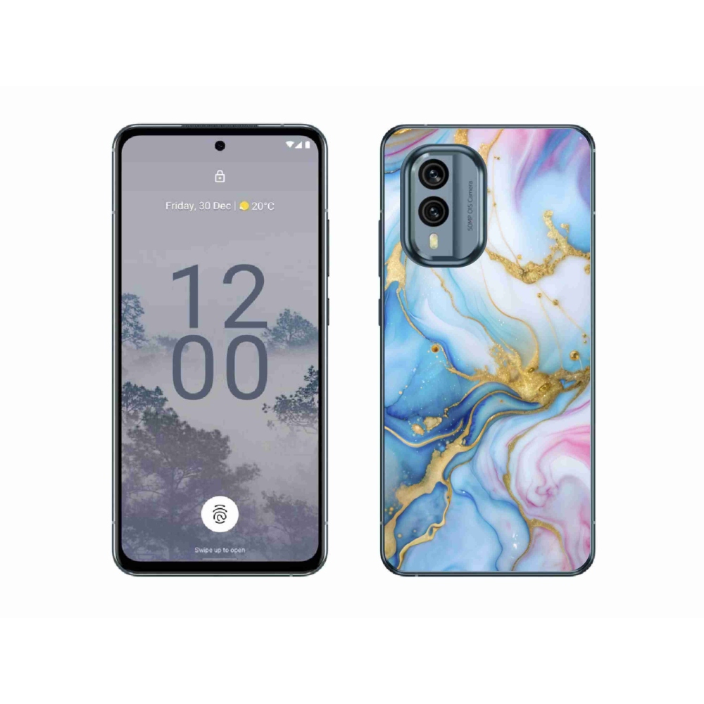 Gelový kryt mmCase na Nokia X30 5G - abstraktní motiv 61