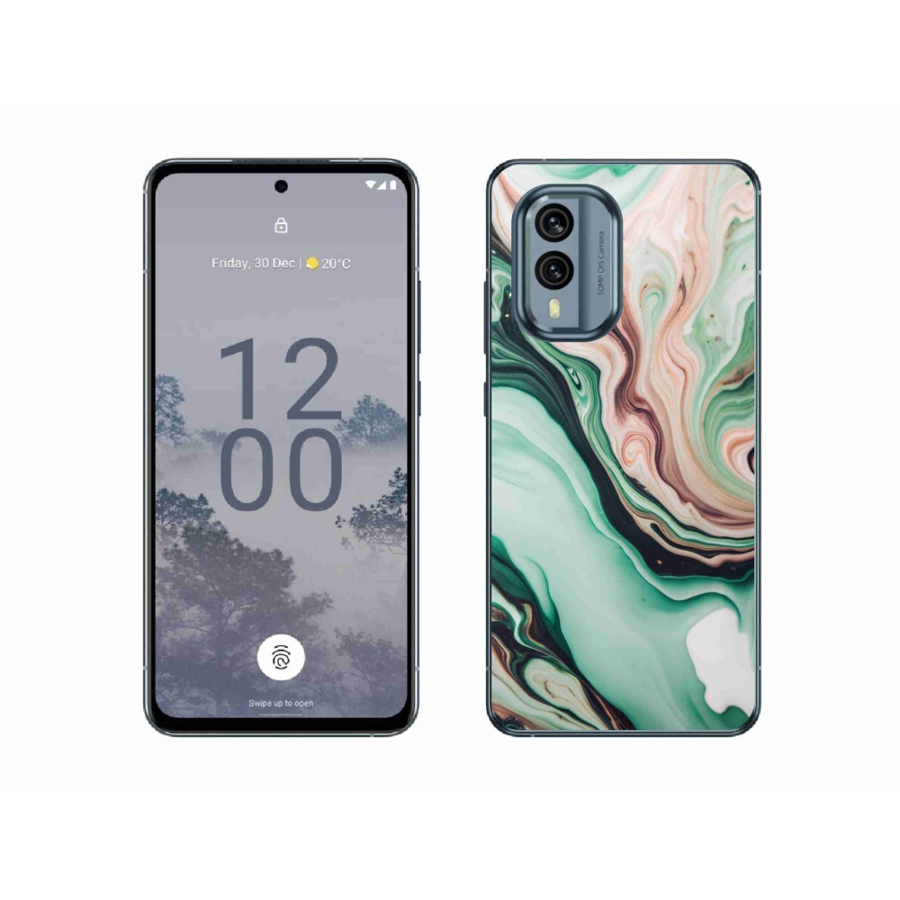 Gelový kryt mmCase na Nokia X30 5G - abstraktní motiv 62
