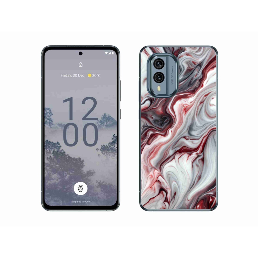 Gelový kryt mmCase na Nokia X30 5G - abstraktní motiv 64