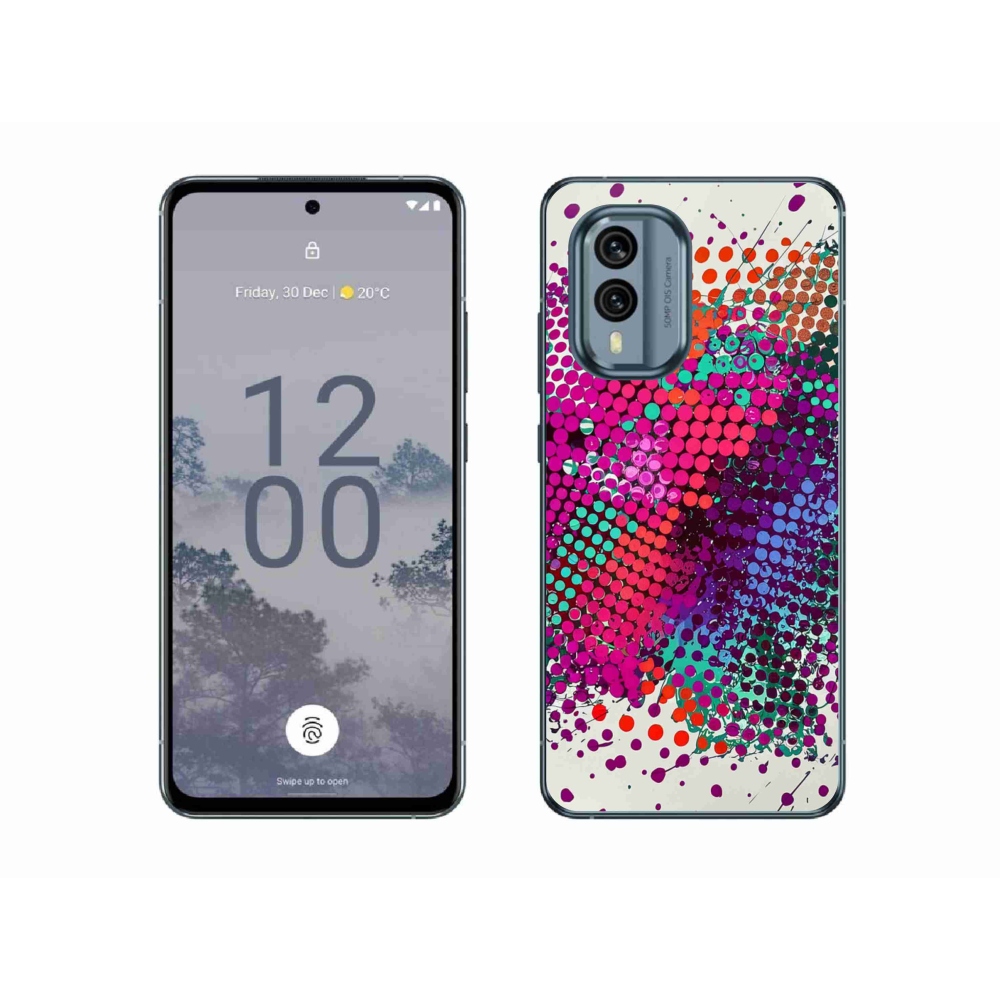 Gelový kryt mmCase na Nokia X30 5G - abstraktní motiv 65