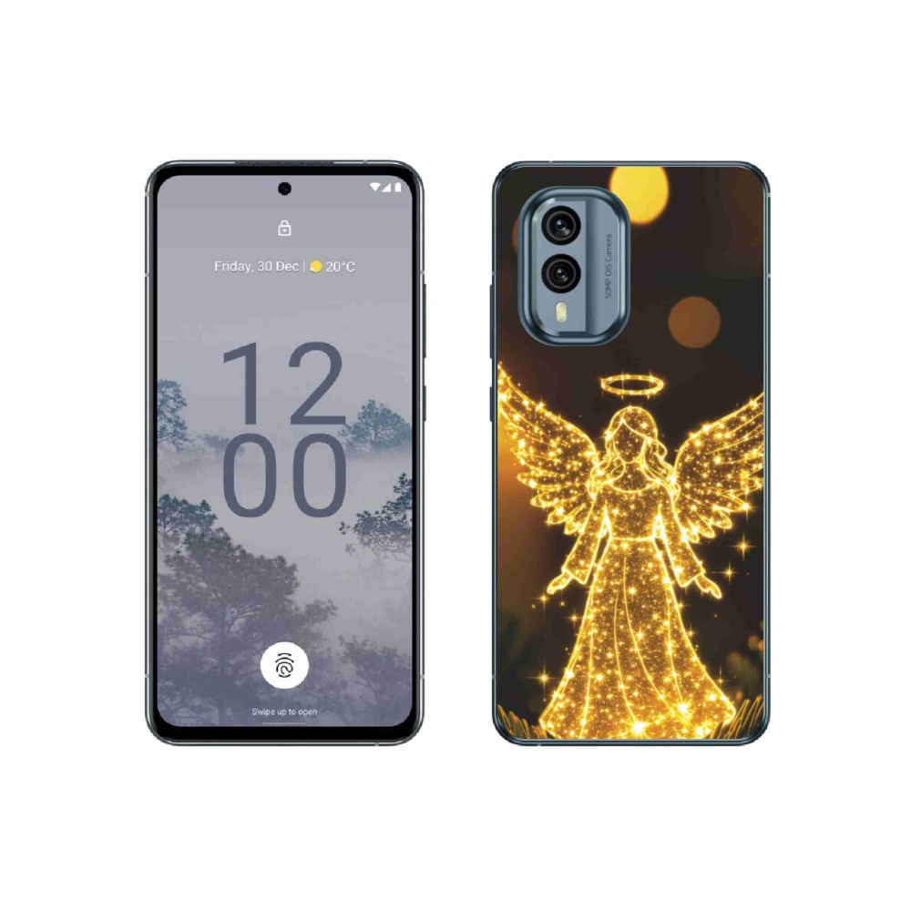 Gelový kryt mmCase na Nokia X30 5G - anděl