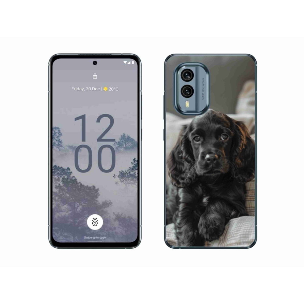 Gelový kryt mmCase na Nokia X30 5G - anglický kokršpaněl