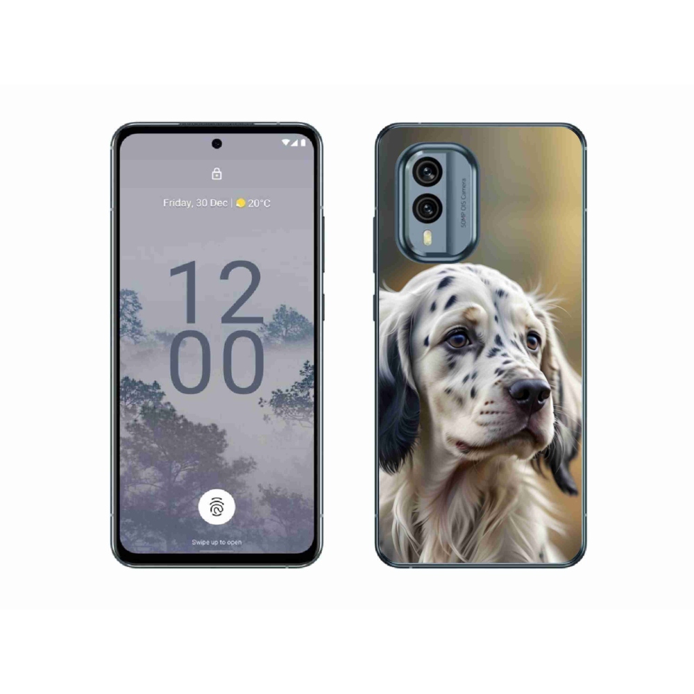 Gelový kryt mmCase na Nokia X30 5G - anglický setr
