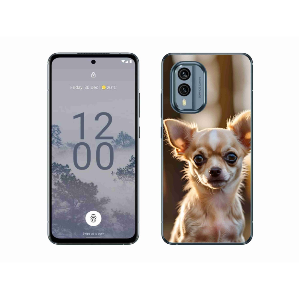 Gelový kryt mmCase na Nokia X30 5G - čivava 6