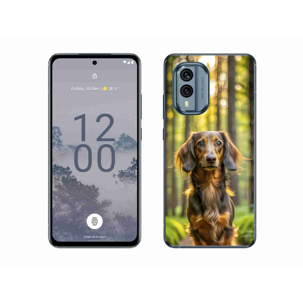 Gelový kryt mmCase na Nokia X30 5G - jezevčík 4