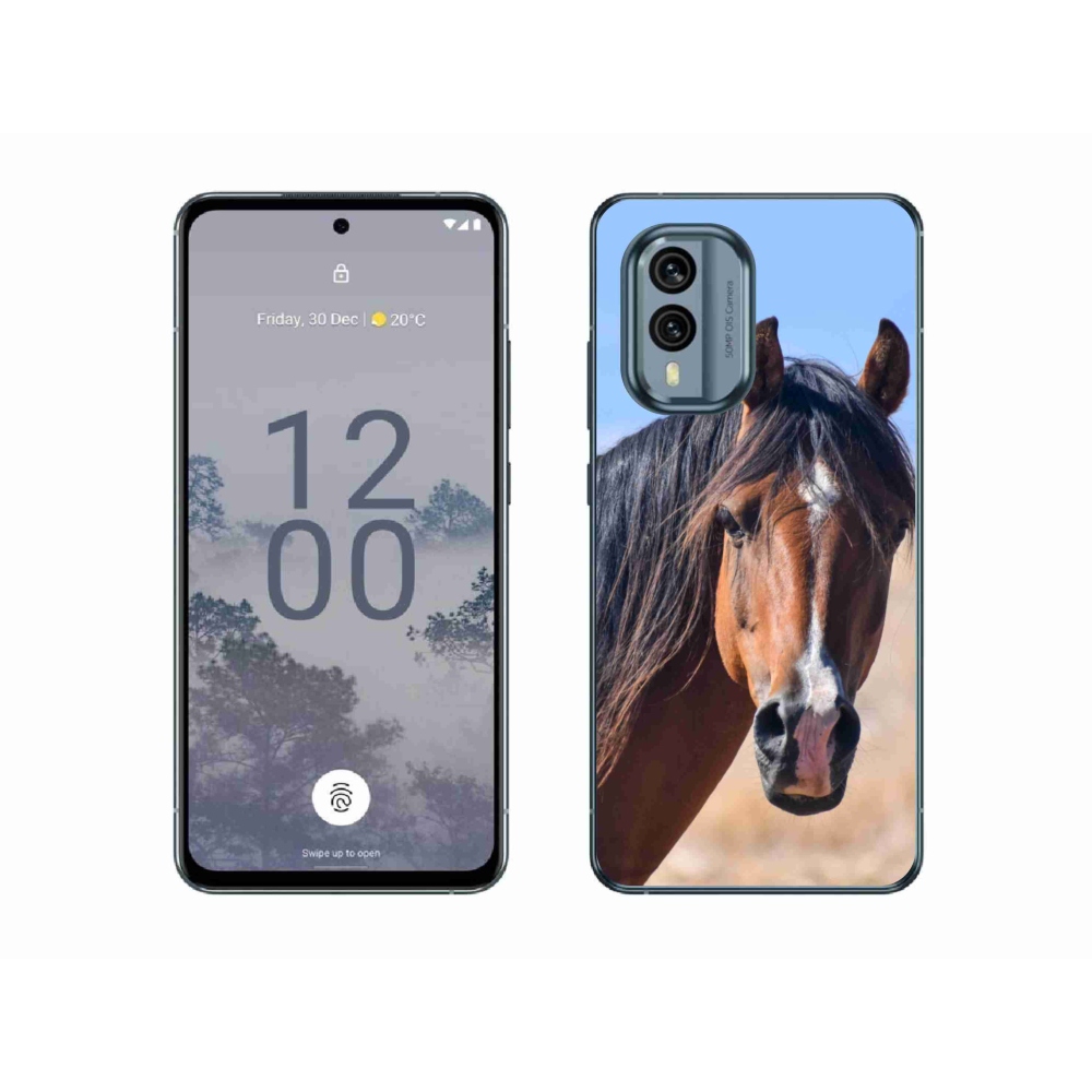 Gelový kryt mmCase na Nokia X30 5G - klidný kůň