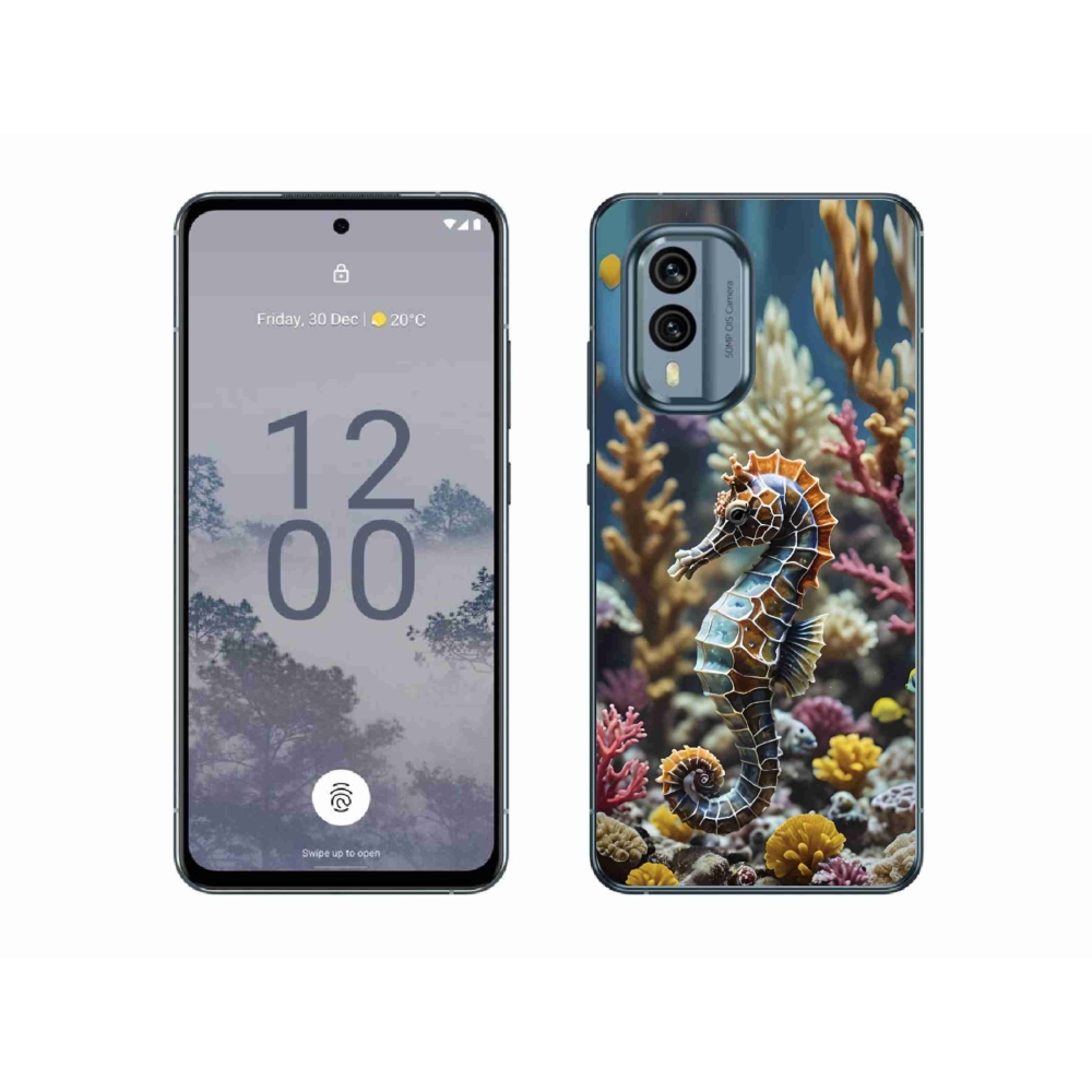 Gelový kryt mmCase na Nokia X30 5G - mořský koník 2