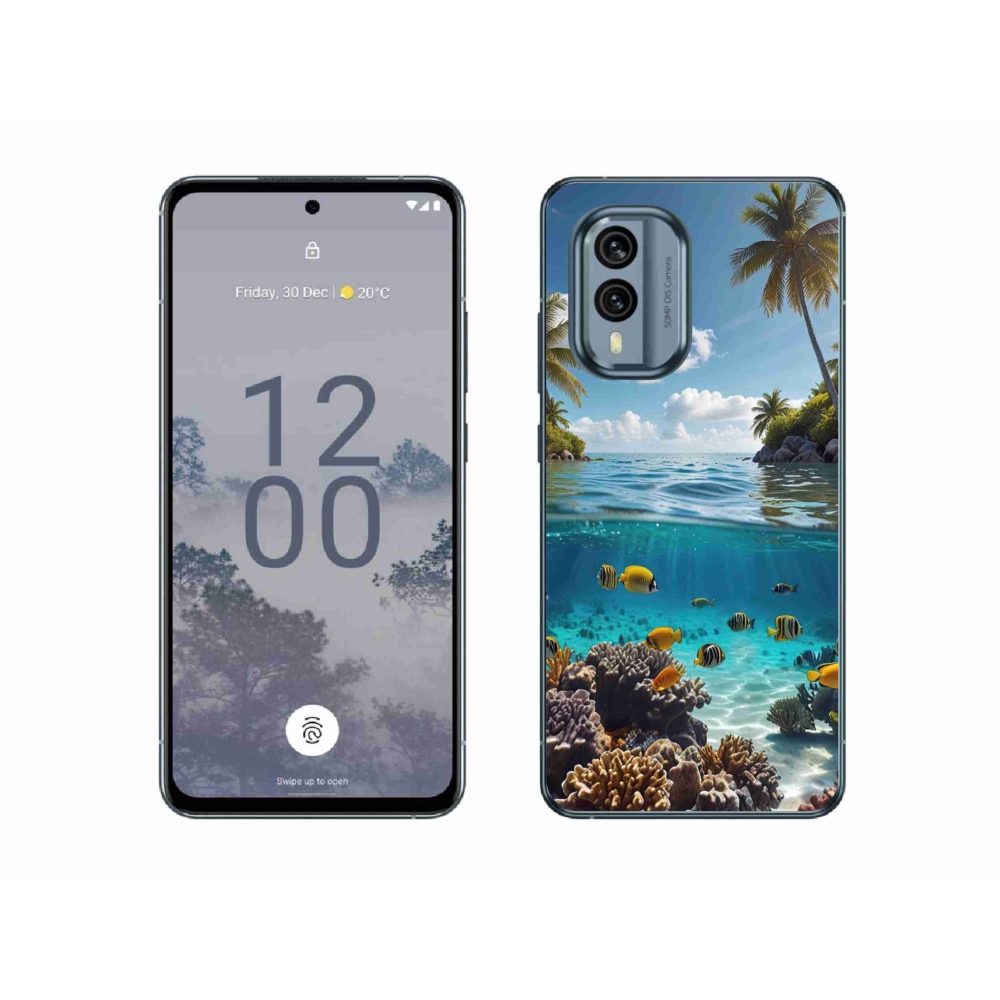Gelový kryt mmCase na Nokia X30 5G - mořský svět 4