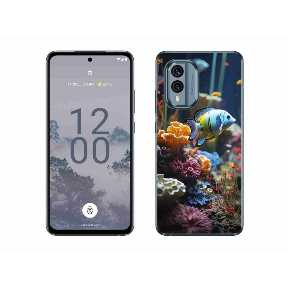 Gelový kryt mmCase na Nokia X30 5G - mořský svět 5