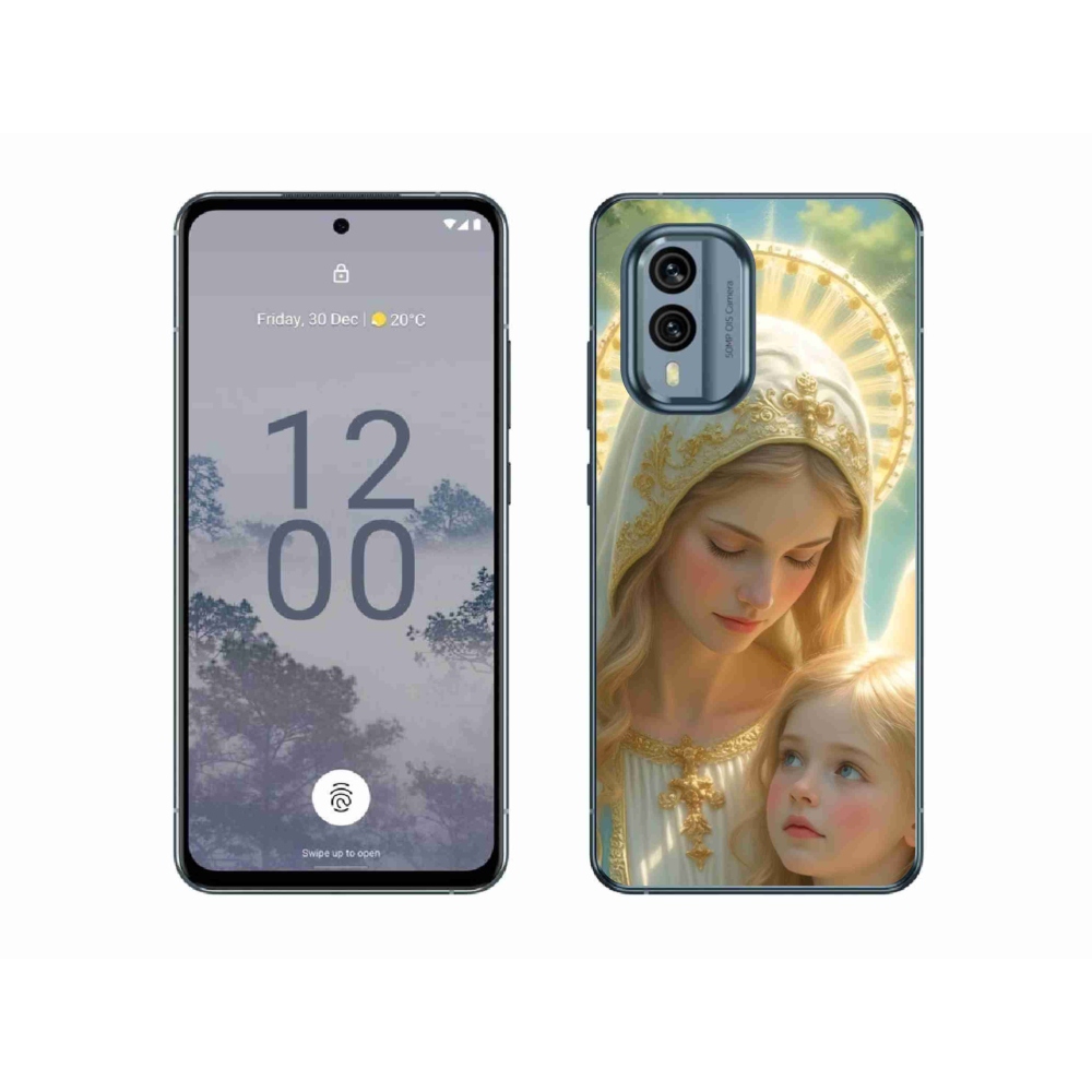 Gelový kryt mmCase na Nokia X30 5G - náboženský motiv 2