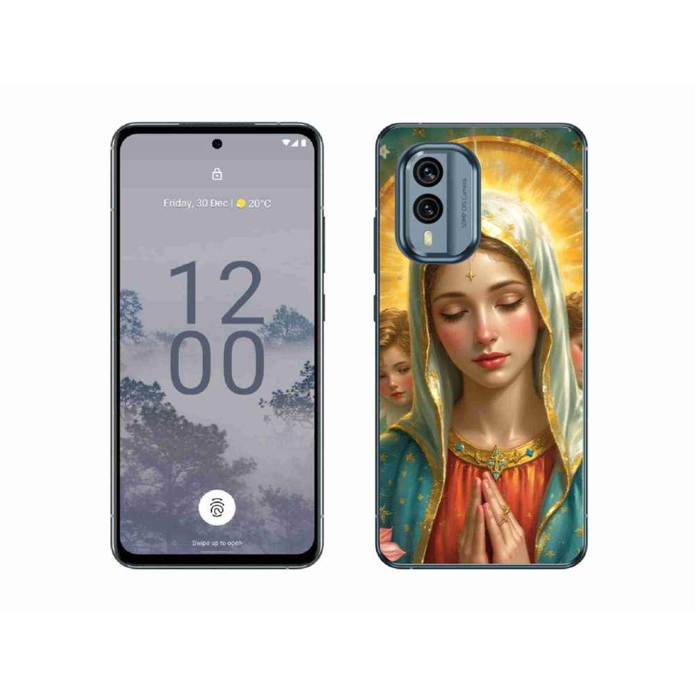Gelový kryt mmCase na Nokia X30 5G - náboženský motiv 3