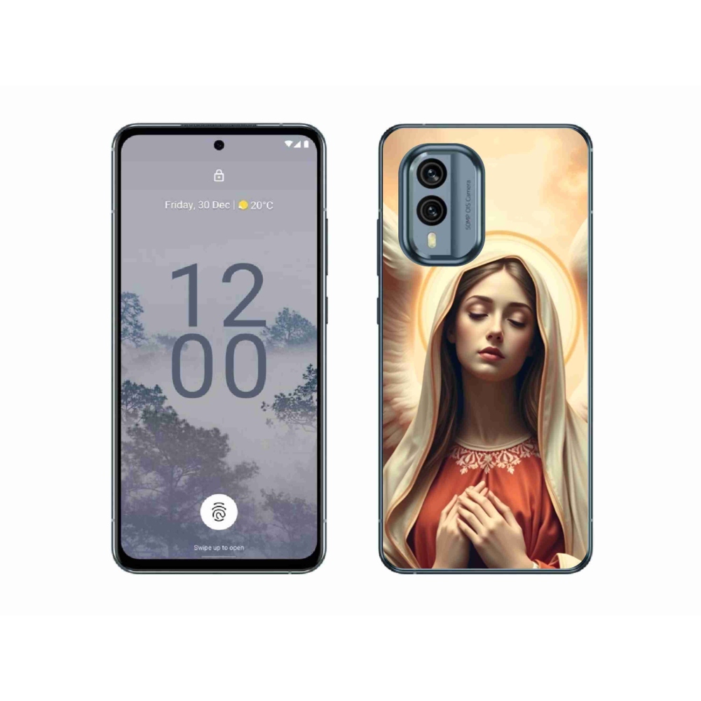 Gelový kryt mmCase na Nokia X30 5G - náboženský motiv