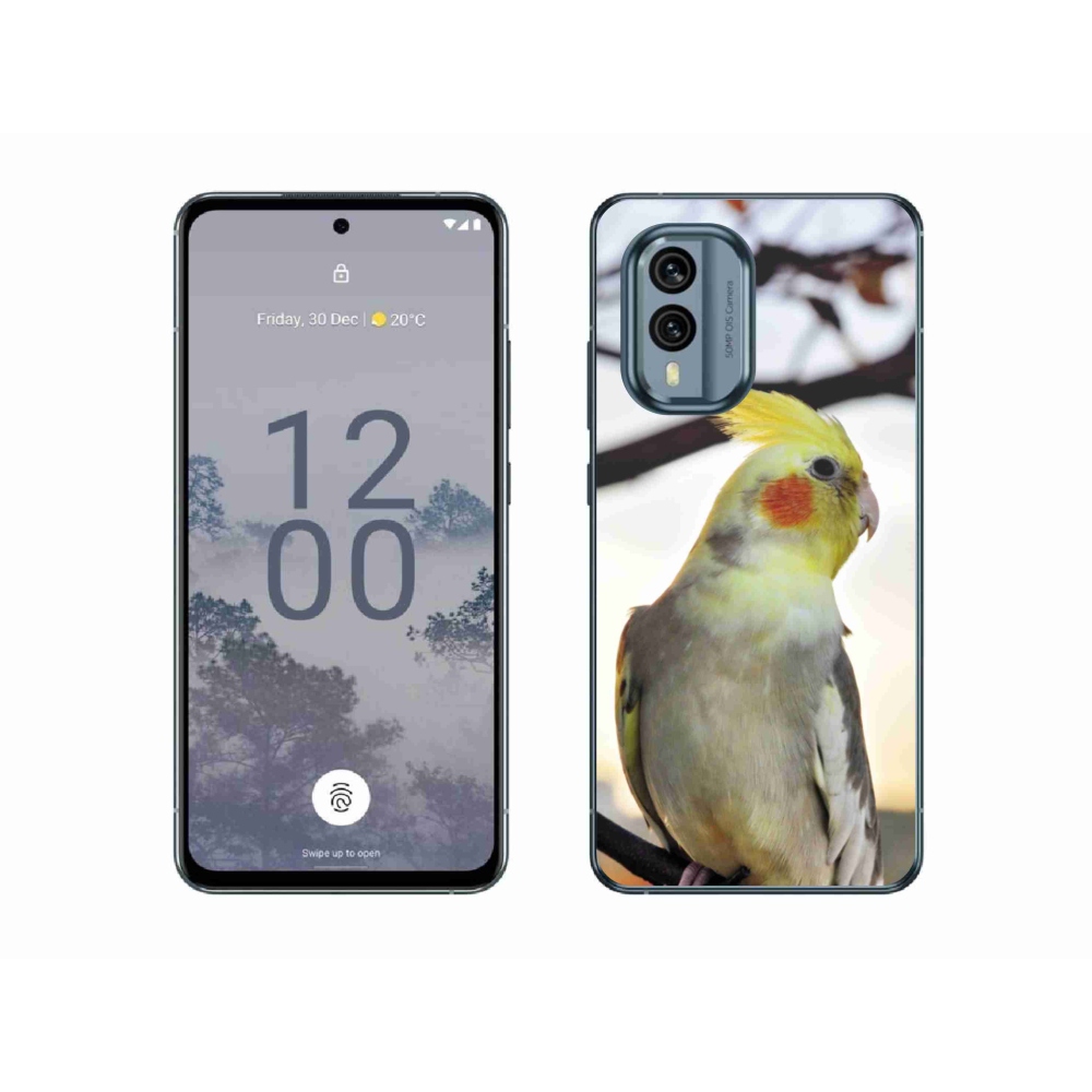 Gelový kryt mmCase na Nokia X30 5G - papoušek korela