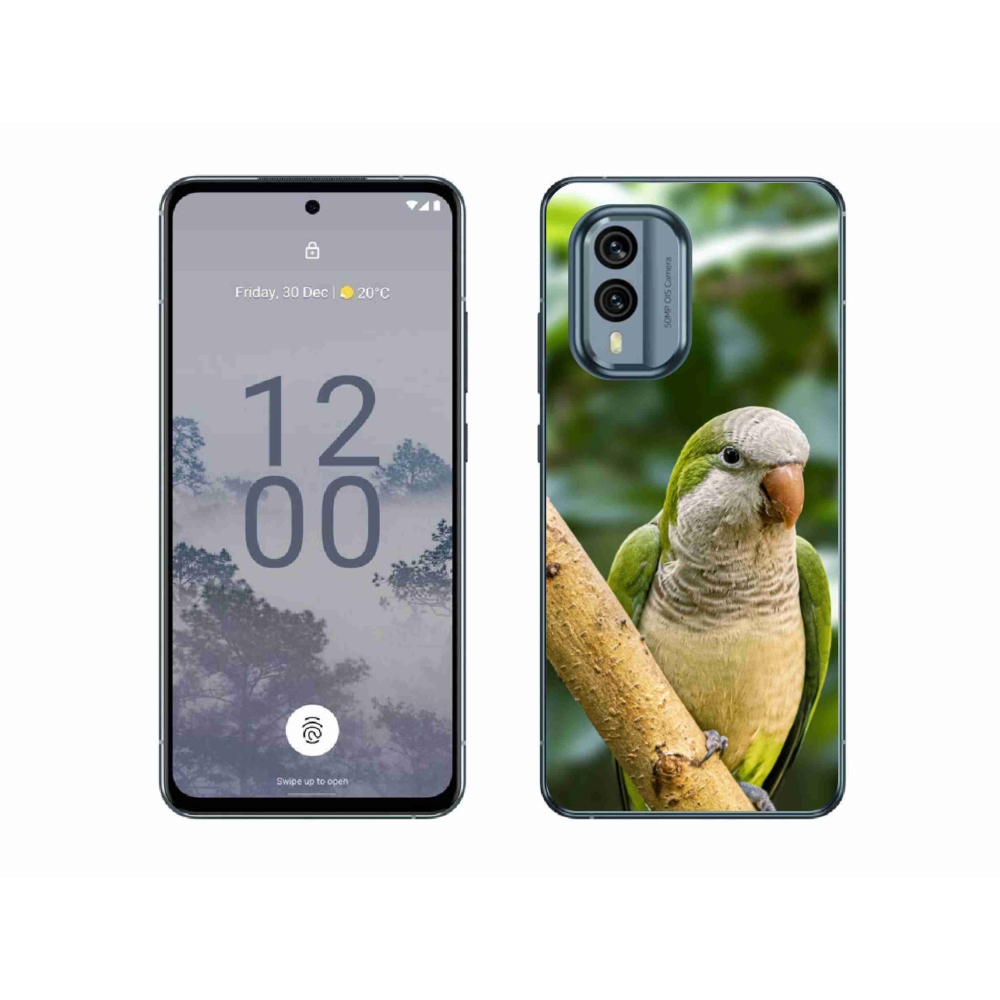 Gelový kryt mmCase na Nokia X30 5G - papoušek mníšek
