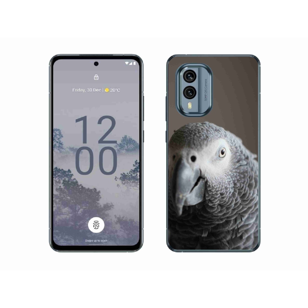 Gelový kryt mmCase na Nokia X30 5G - papoušek žako 2