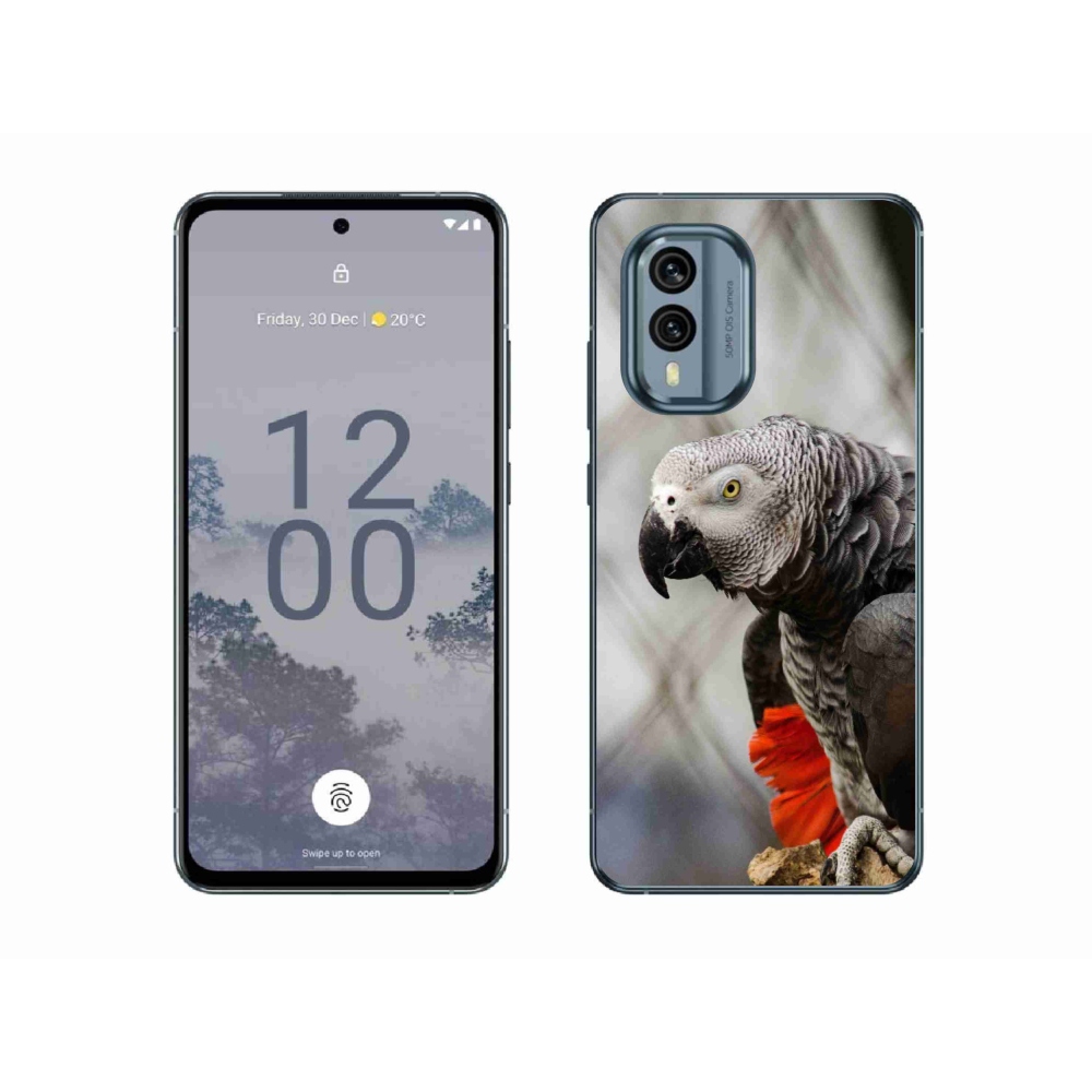 Gelový kryt mmCase na Nokia X30 5G - papoušek žako 3