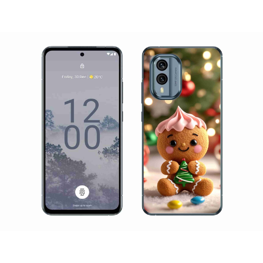 Gelový kryt mmCase na Nokia X30 5G - perníček