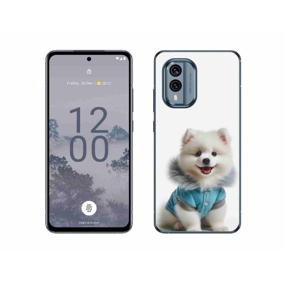 Gelový kryt mmCase na Nokia X30 5G - pomeranian