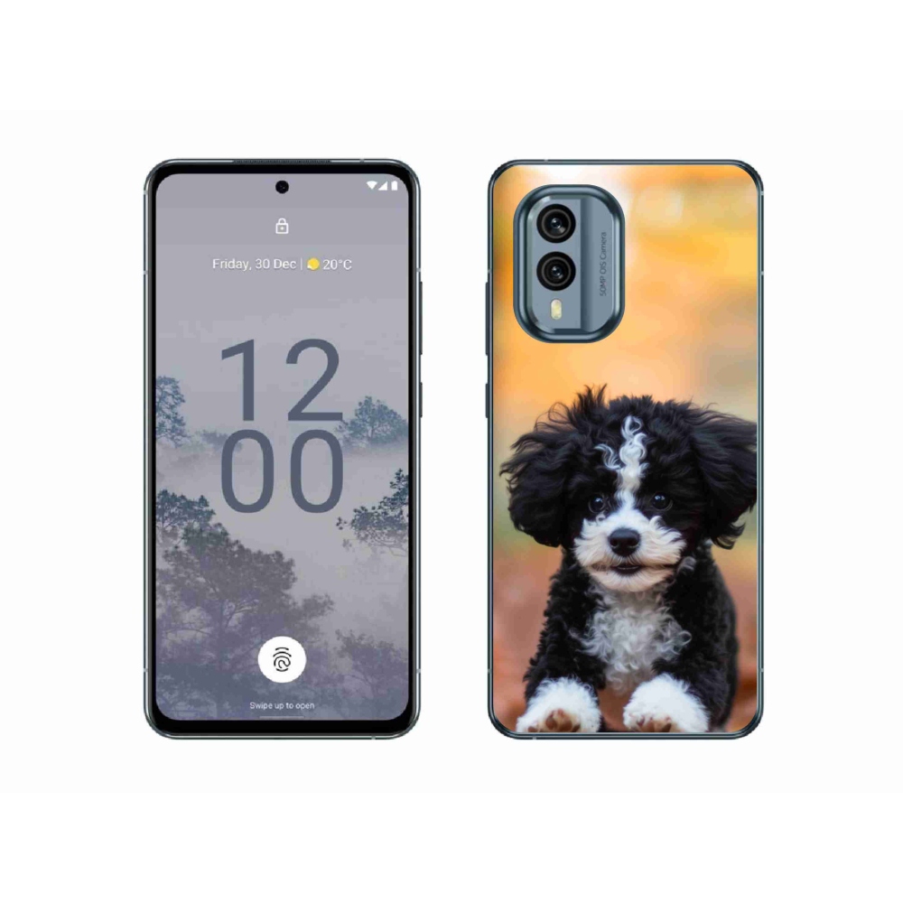Gelový kryt mmCase na Nokia X30 5G - roztomilé štěně 2