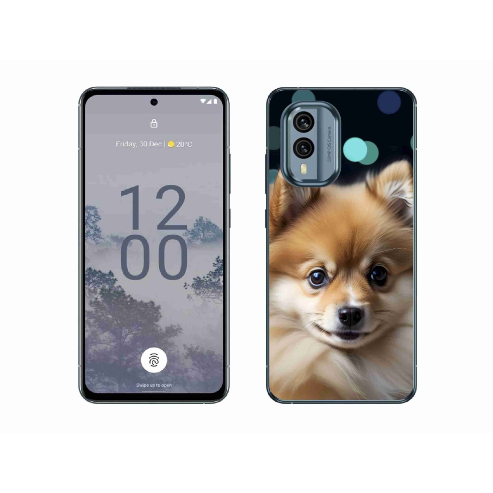 Gelový kryt mmCase na Nokia X30 5G - roztomilý pomeranian