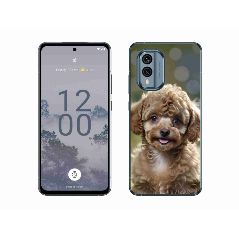 Gelový kryt mmCase na Nokia X30 5G - roztomilý pudl