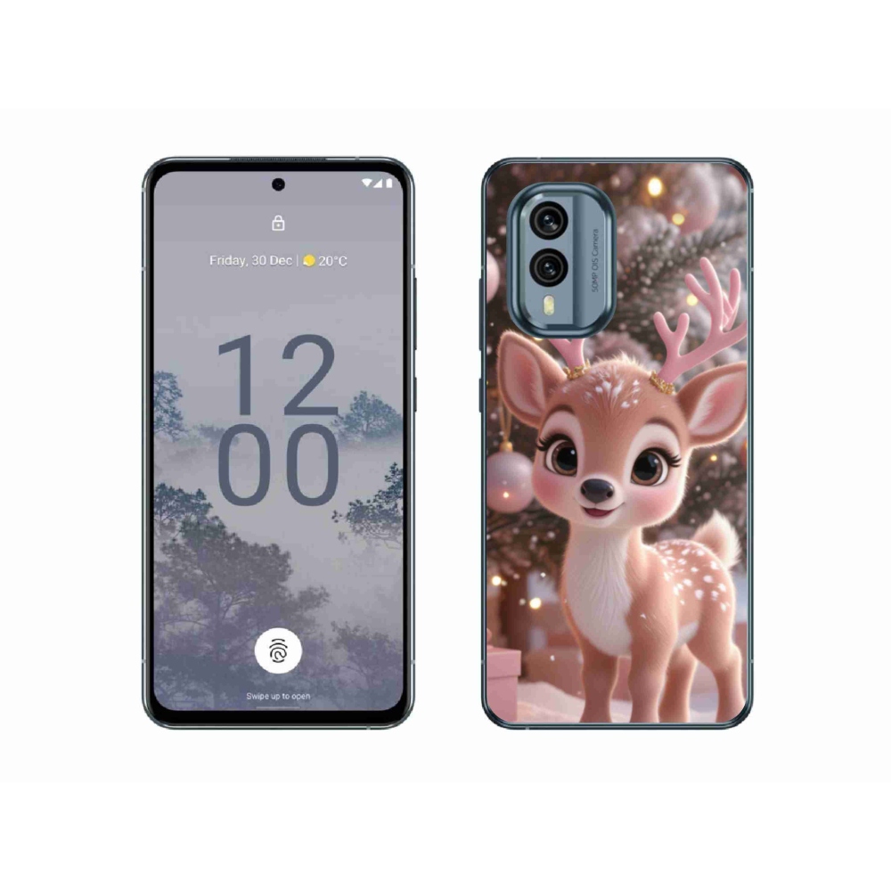Gelový kryt mmCase na Nokia X30 5G - roztomilý sob