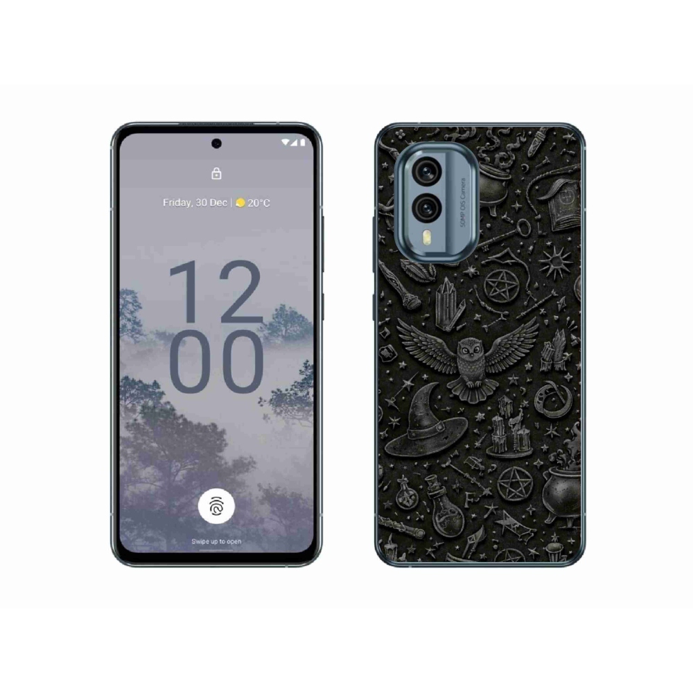 Gelový kryt mmCase na Nokia X30 5G - tmavý magický svět