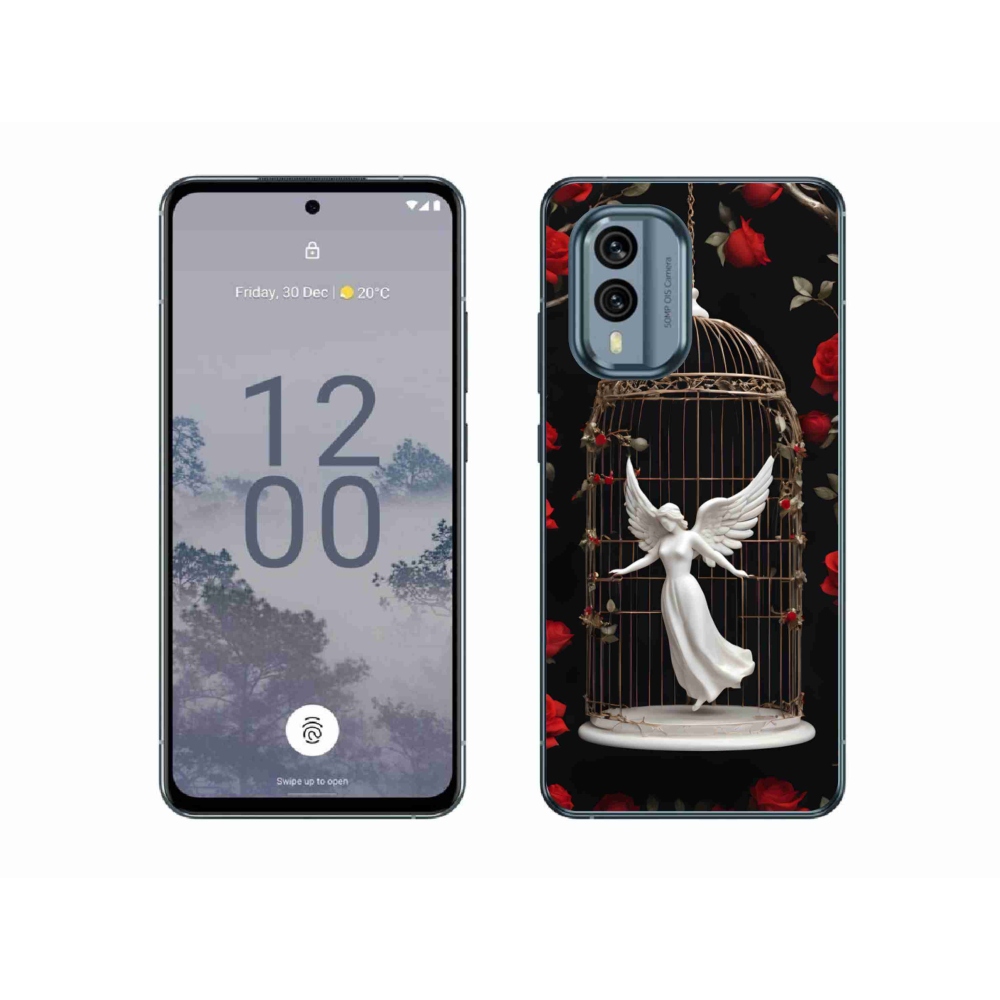 Gelový kryt mmCase na Nokia X30 5G - uvězněný anděl