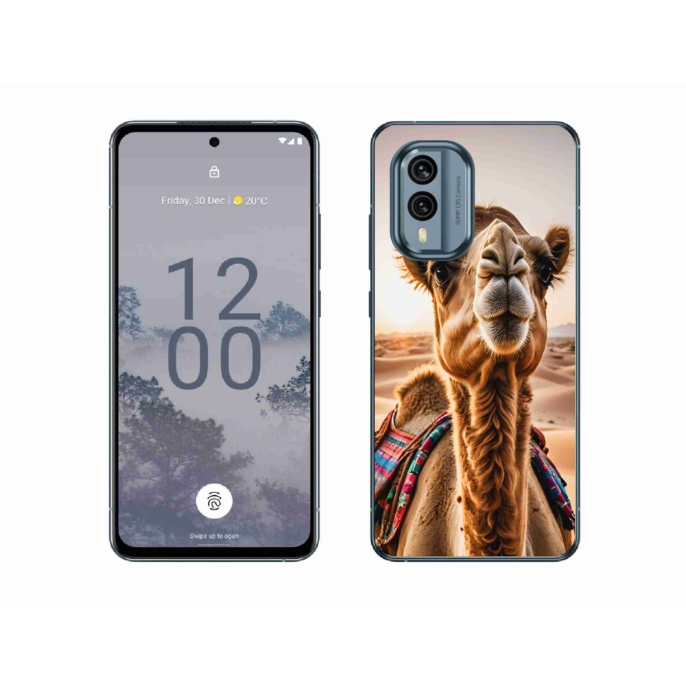 Gelový kryt mmCase na Nokia X30 5G - velbloud