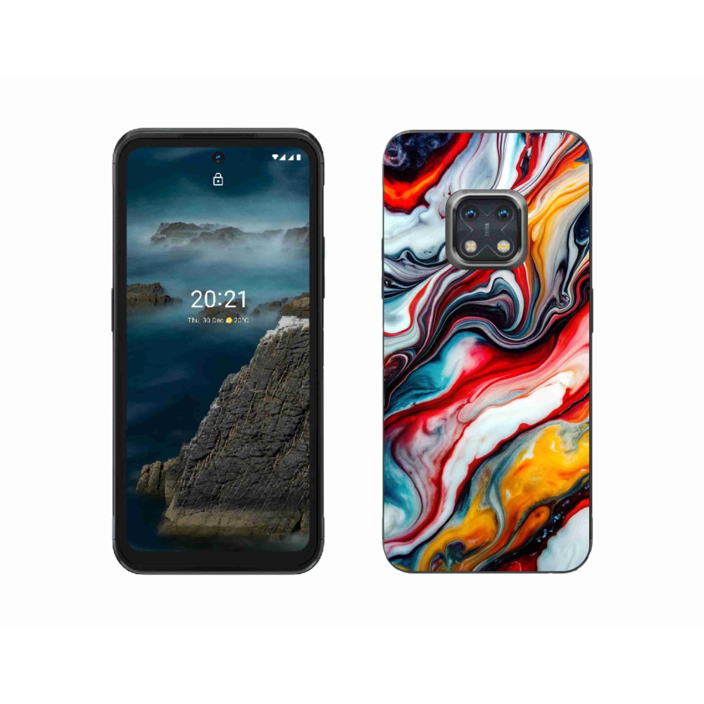 Gelový kryt mmCase na Nokia XR20 - abstraktní motiv 35