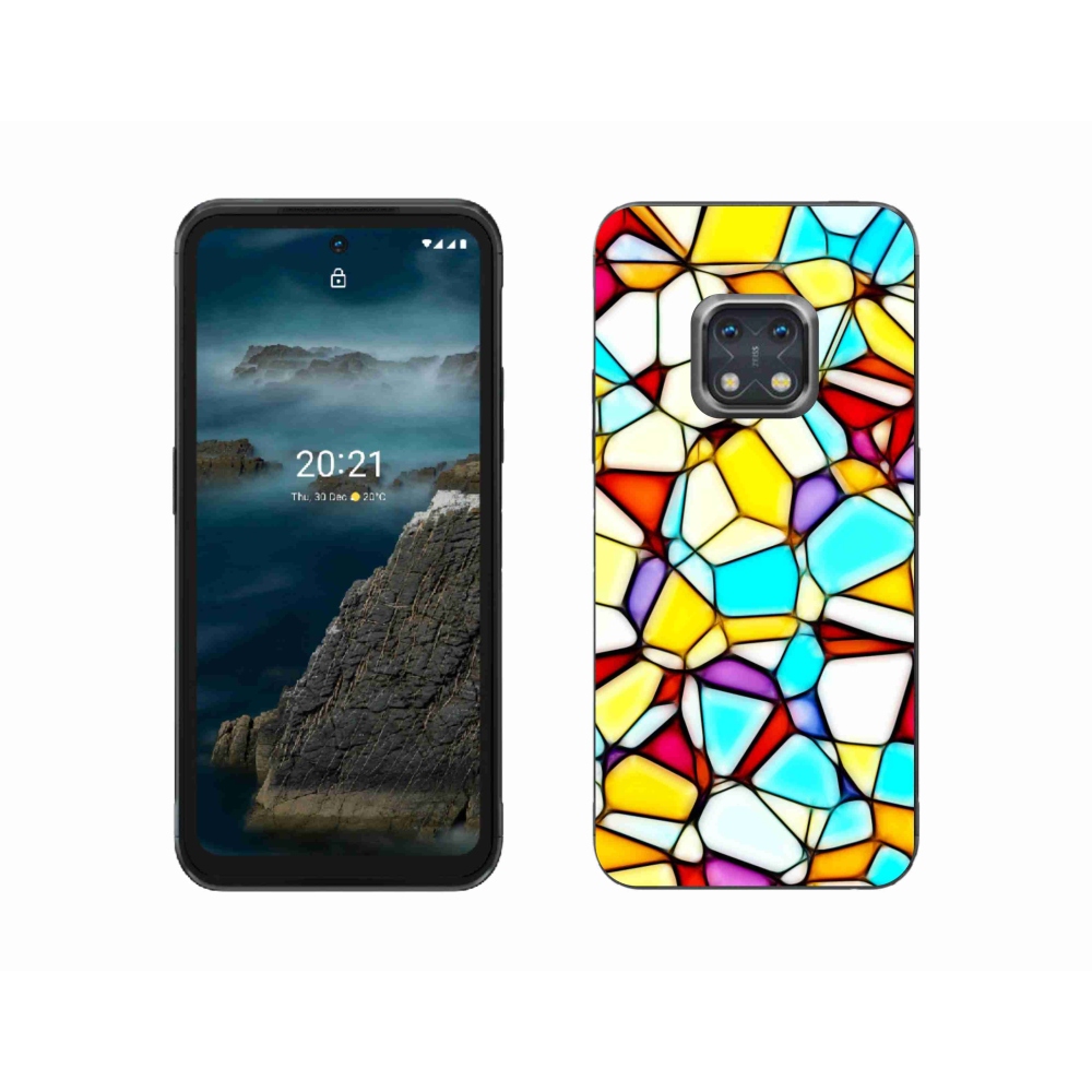 Gelový kryt mmCase na Nokia XR20 - abstraktní motiv 40