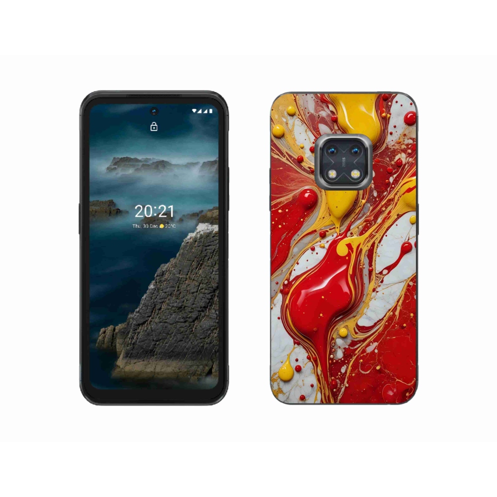 Gelový kryt mmCase na Nokia XR20 - abstraktní motiv 42