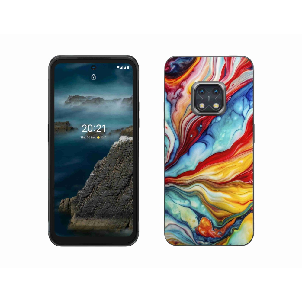 Gelový kryt mmCase na Nokia XR20 - abstraktní motiv 58