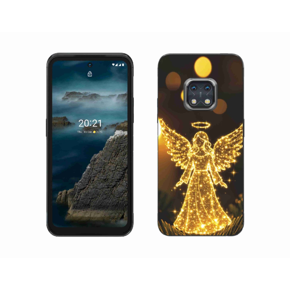 Gelový kryt mmCase na Nokia XR20 - anděl