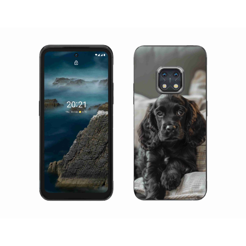 Gelový kryt mmCase na Nokia XR20 - anglický kokršpaněl