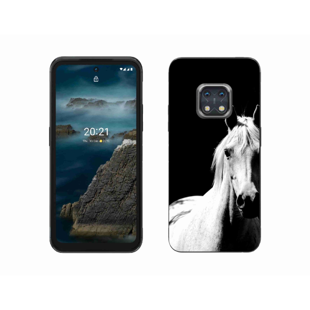 Gelový kryt mmCase na Nokia XR20 - bílý kůň 5
