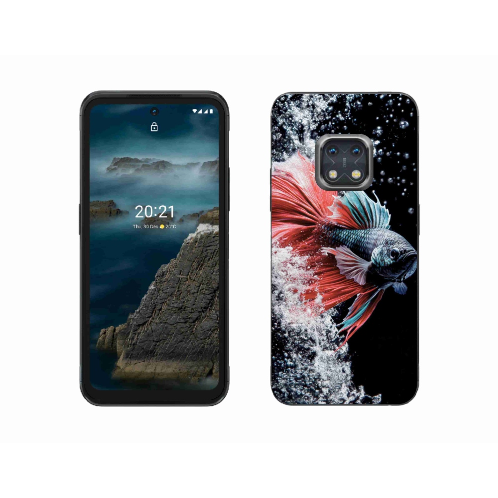 Gelový kryt mmCase na Nokia XR20 - bojovnice pestrá
