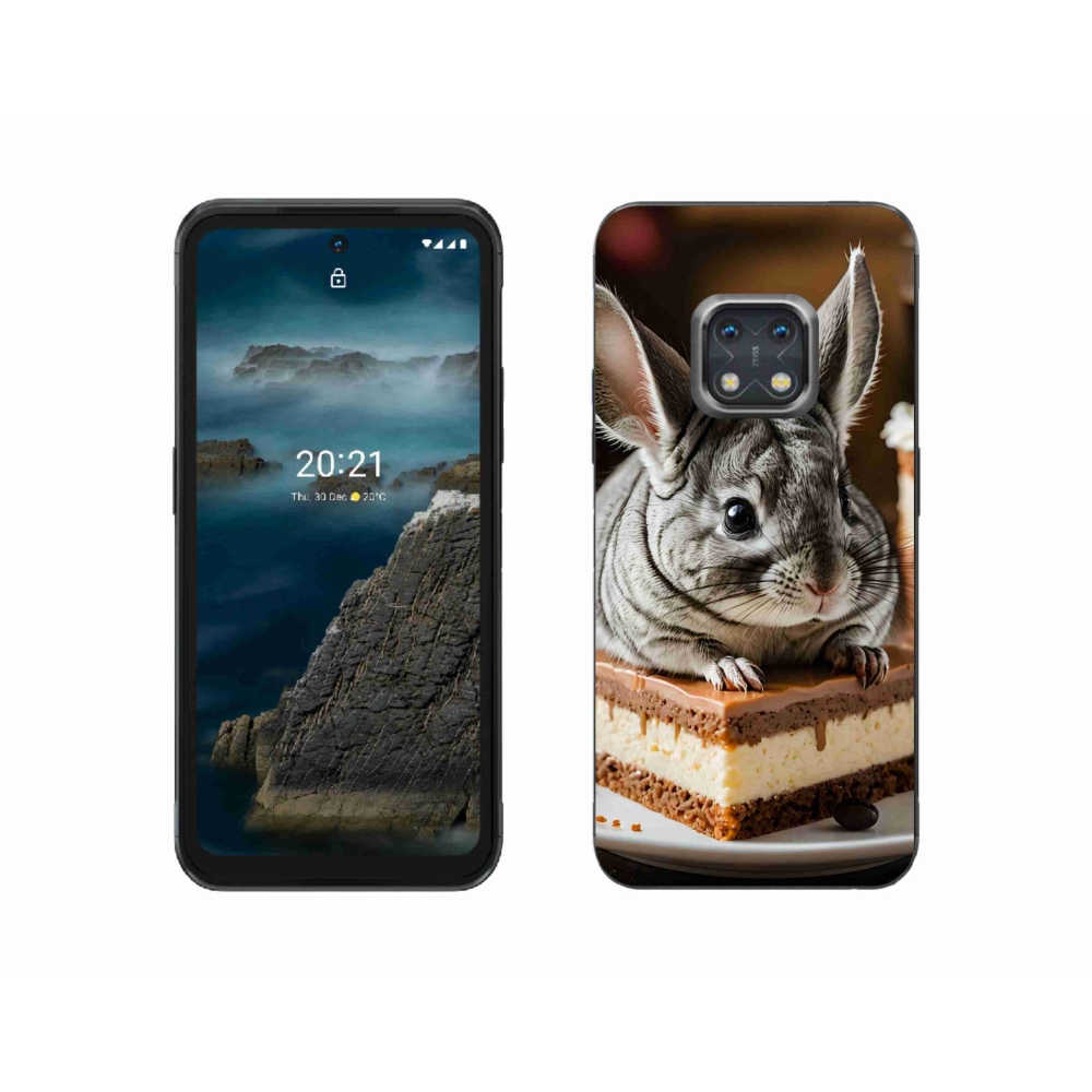 Gelový kryt mmCase na Nokia XR20 - činčila