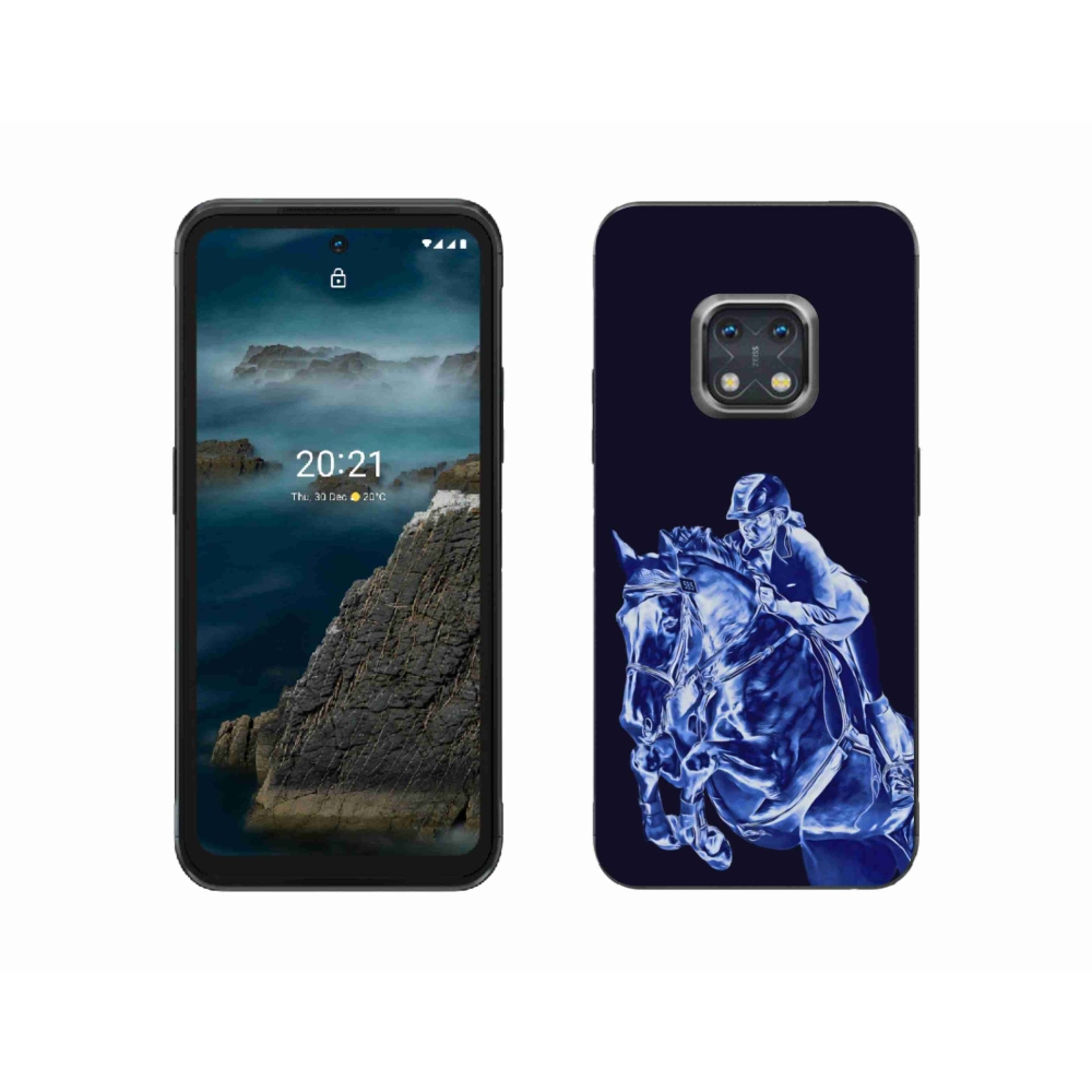 Gelový kryt mmCase na Nokia XR20 - dostihový kůň