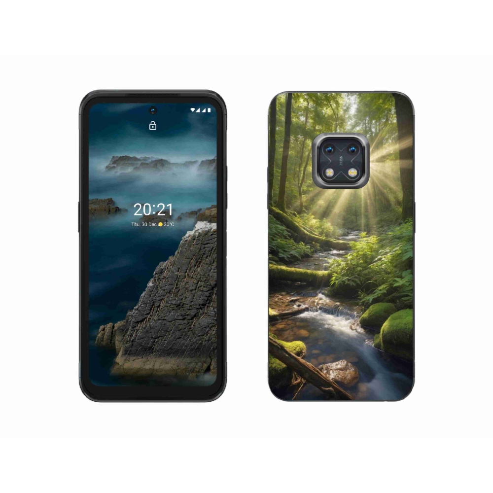 Gelový kryt mmCase na Nokia XR20 - hlubina lesa